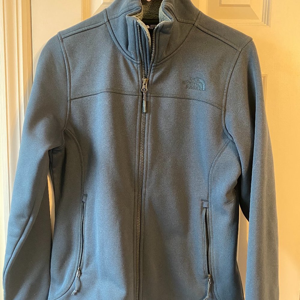 North Face Fleece-Lined Zip Up Jacket